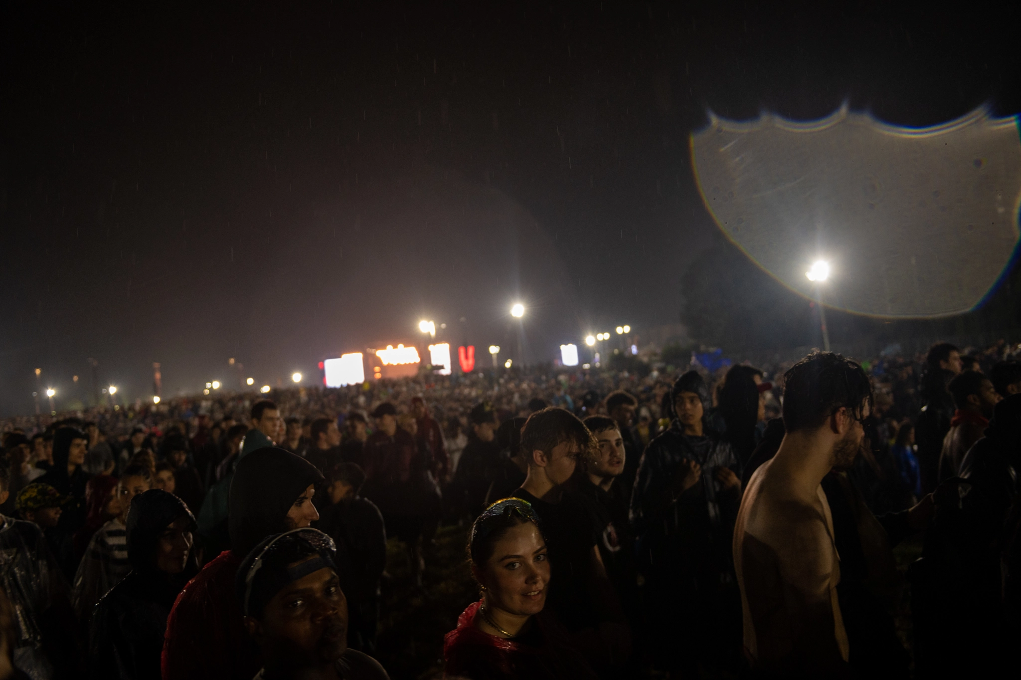 a crowd of people at a concert