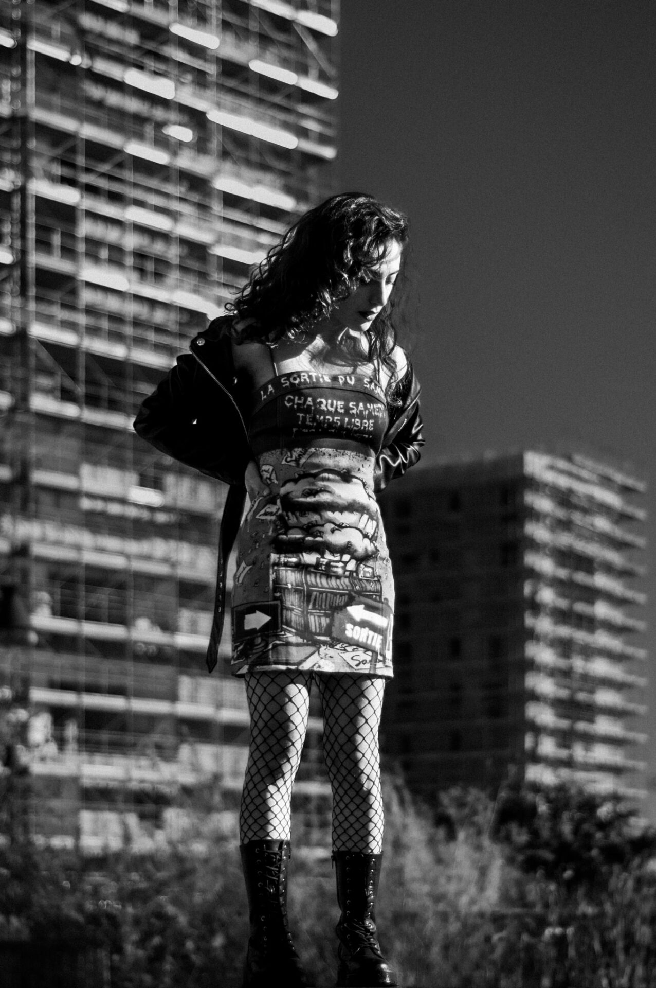 a person in a garment